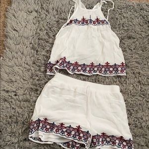 Short and Halter Top Set